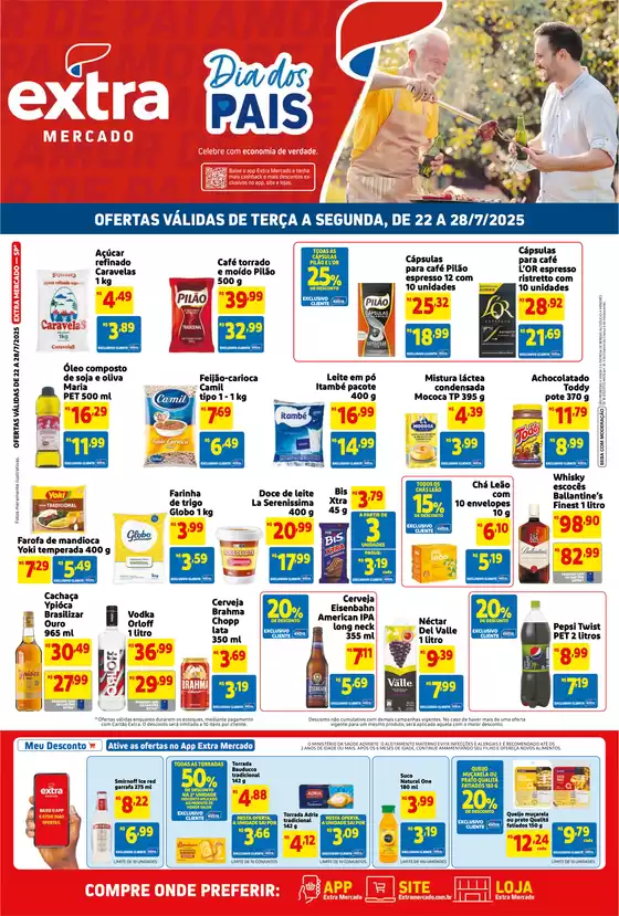 Catálogo Extra em Guarujá | Melhores ofertas e descontos | 2025-07-22T00:00:00.000Z - 2025-07-28T00:00:00.000Z