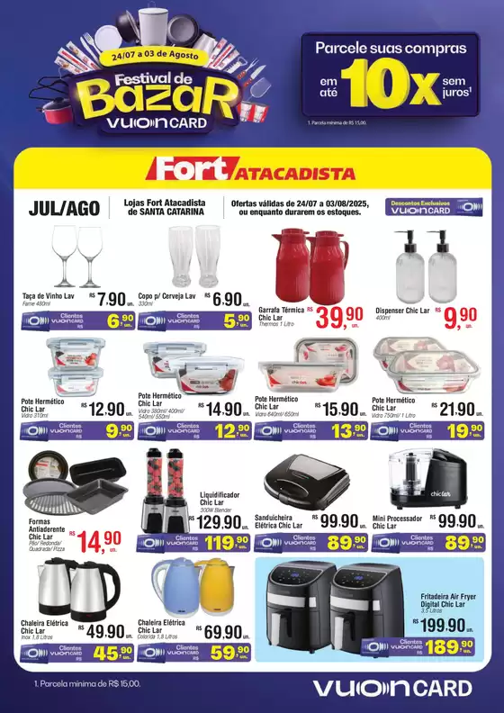 SC Fort Festival do Bazar 24 a 03 JUL AGO 25