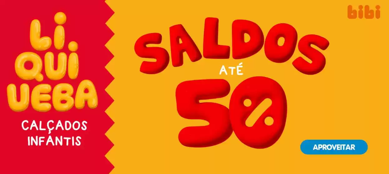 Liquiueba saldos ate 50% !