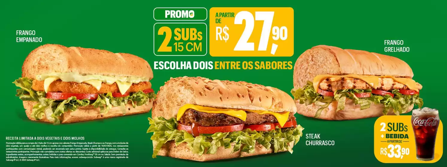 Ofertas Subway