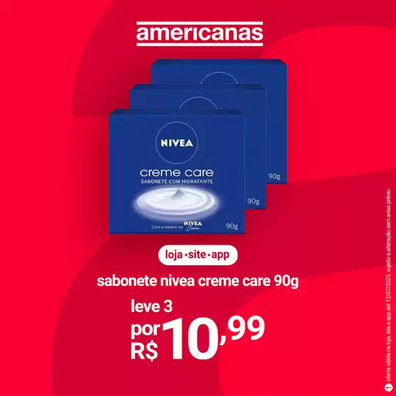 Catálogo Lojas Americanas | Nossas melhores pechinchas | 2025-07-25T00:00:00.000Z - 2025-07-31T00:00:00.000Z