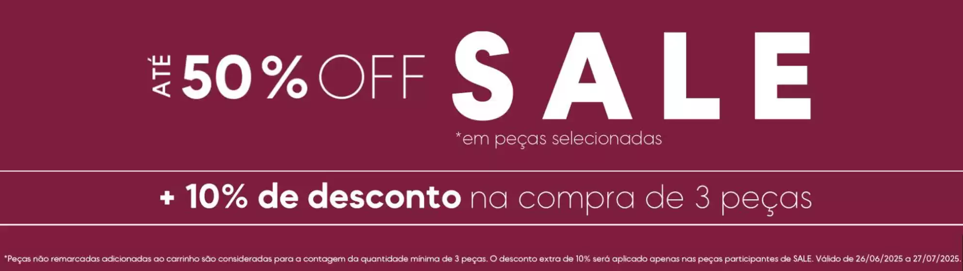 Até 50% Off Sale