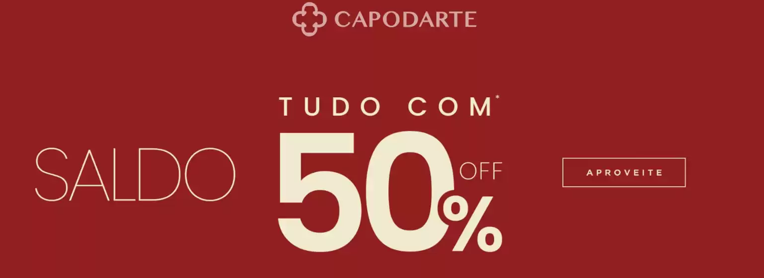 Saldo Tu do 50% Off 