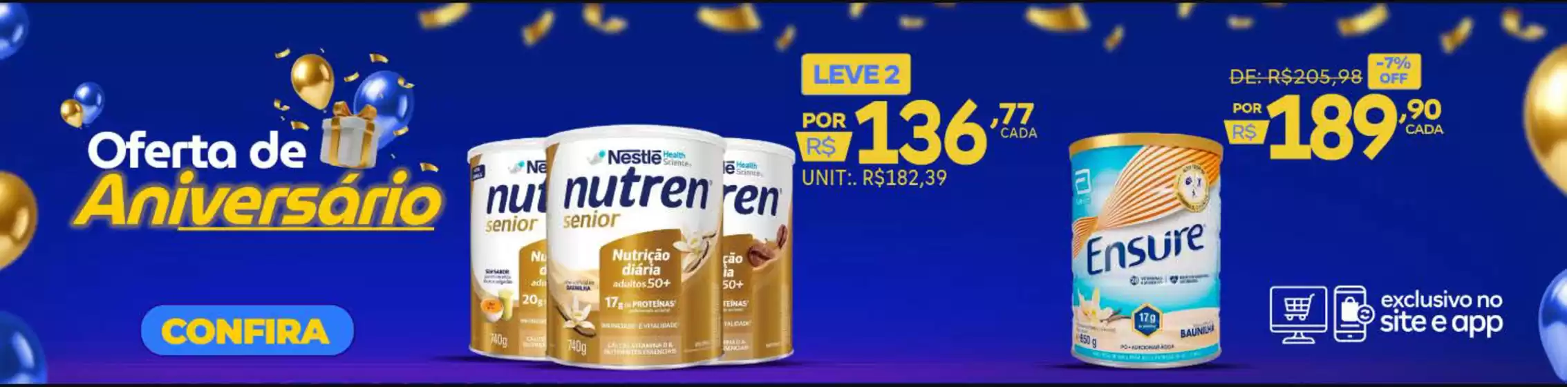 Oferta de aniversario!
