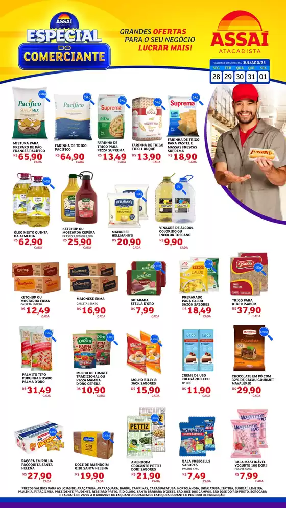 Grandes descontos em produtos selecionados