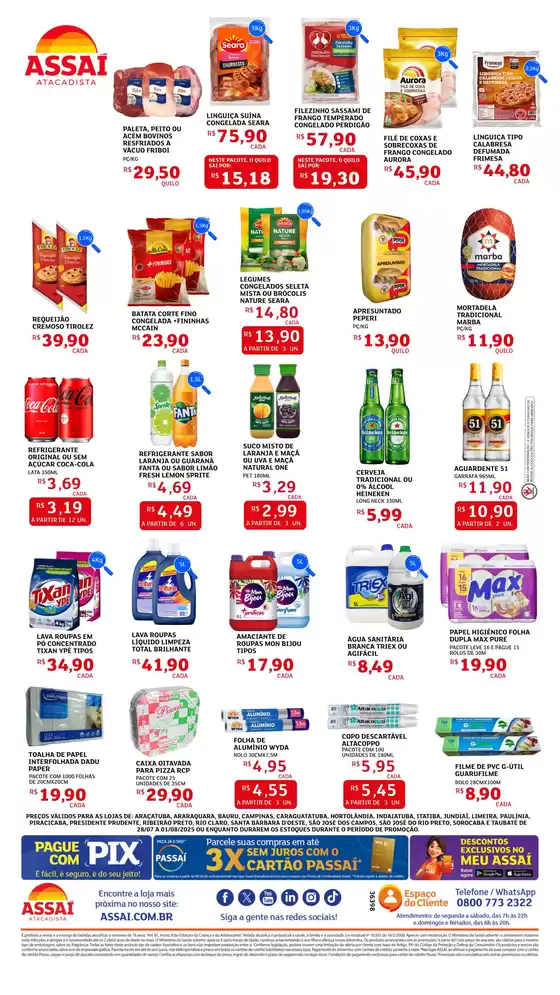 Grandes descontos em produtos selecionados