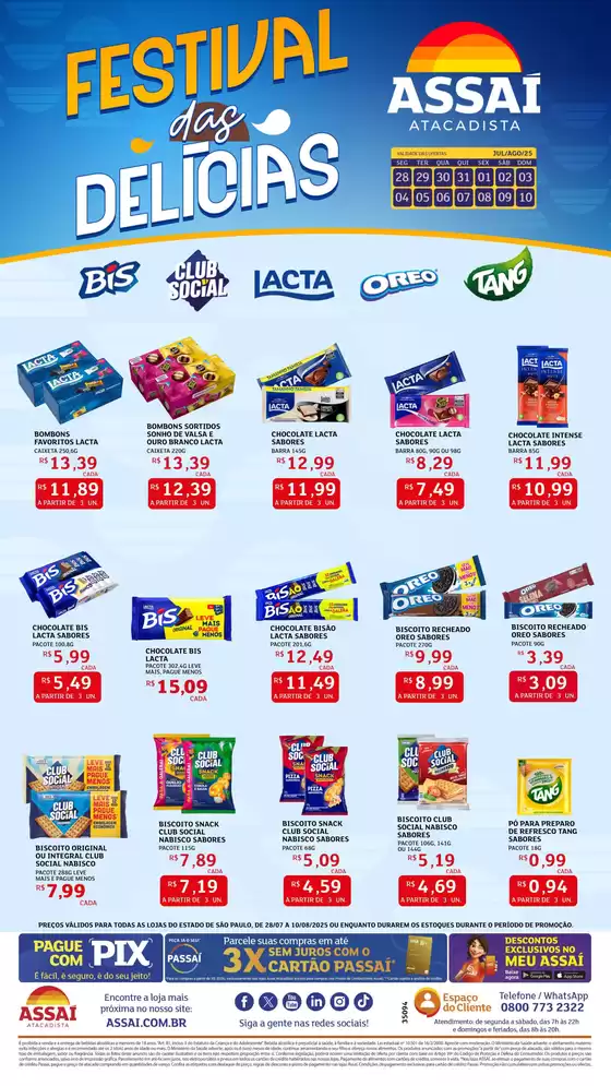 Ofertas e promoções atuais