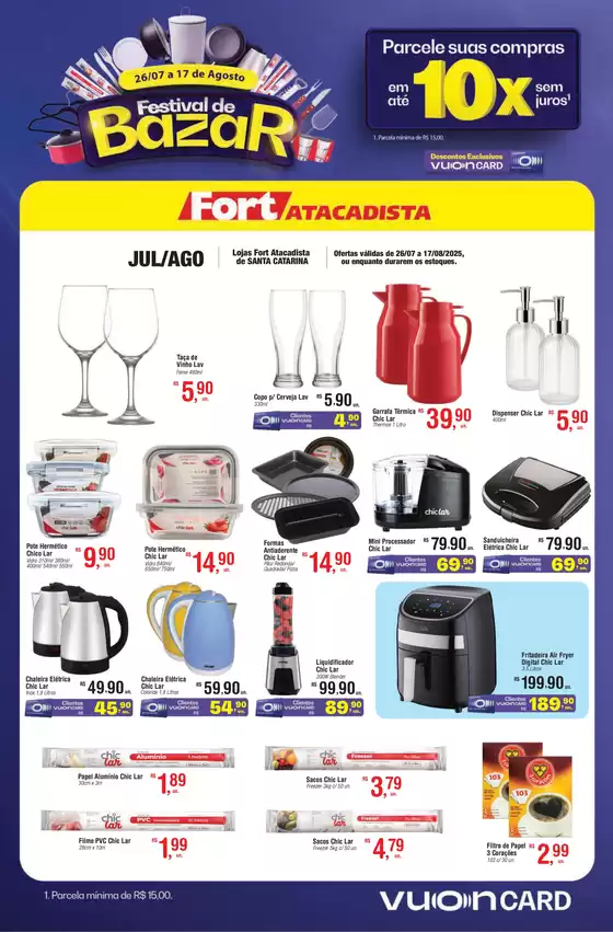 SC Fort Festival do Bazar 26 a 17 JUL AGO 25