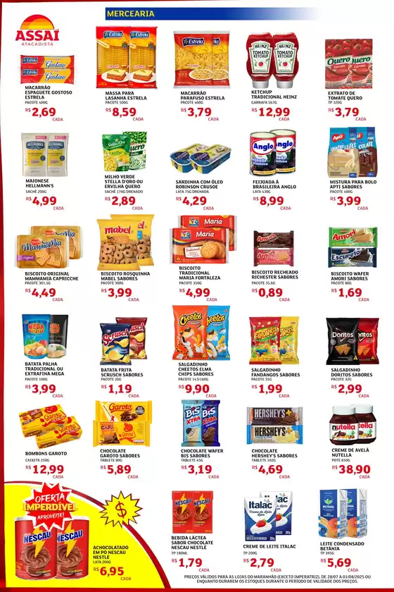 Grandes descontos em produtos selecionados