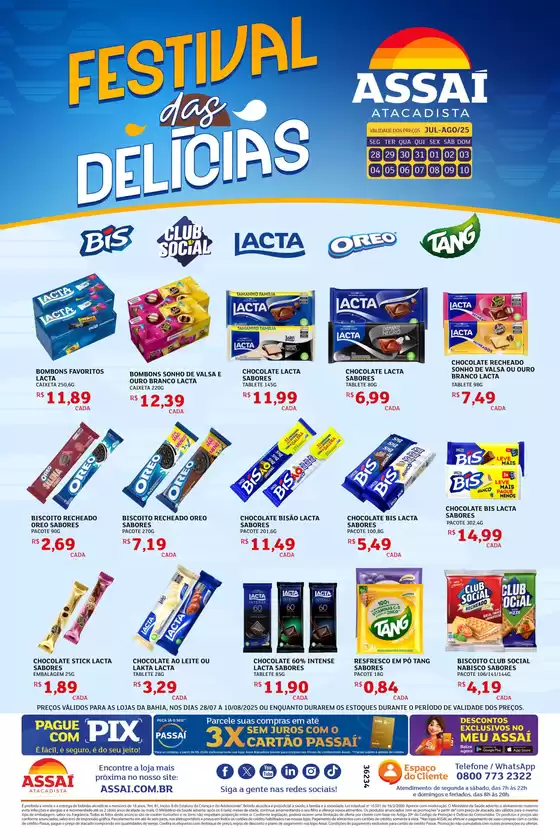 Ofertas especiais atraentes para todos