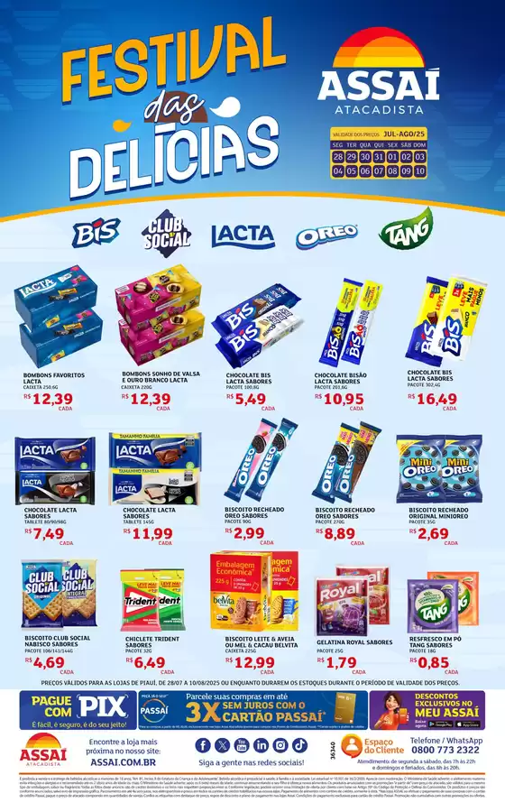 Ofertas exclusivas para nossos clientes