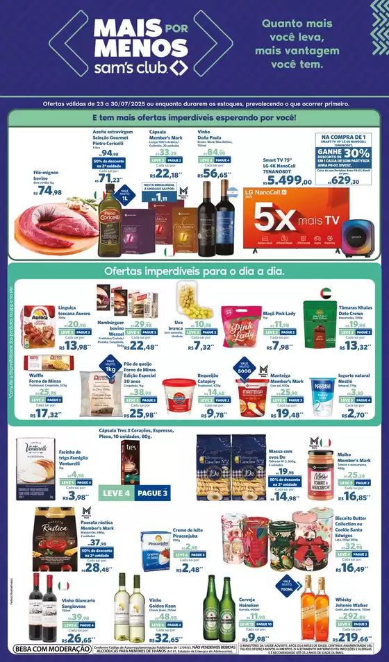 Catálogo Sam's Club em Biguaçu | OFERTAS LEVE PAGUE | 2025-07-28T00:00:00.000Z - 2025-07-30T00:00:00.000Z