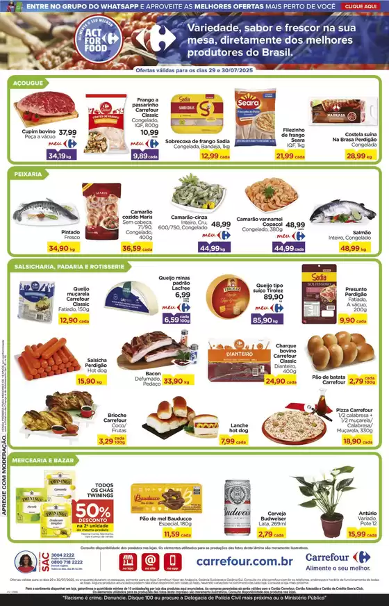 Descontos e promoções