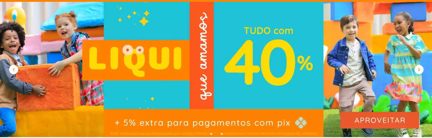 Todo bazar com 60% off!