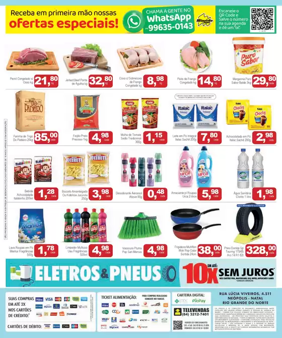Ofertas especiais atraentes para todos