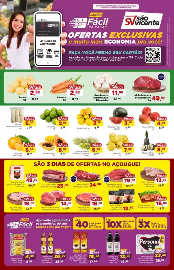 Catálogo Supermercados São Vicente em Nova Odessa | Nossas melhores pechinchas | 2025-07-29T00:00:00.000Z - 2025-07-31T00:00:00.000Z