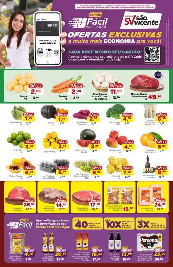 Catálogo Supermercados São Vicente em Barueri | Encarte Supermercados São Vicente | 2025-07-29T00:00:00.000Z - 2025-07-30T00:00:00.000Z