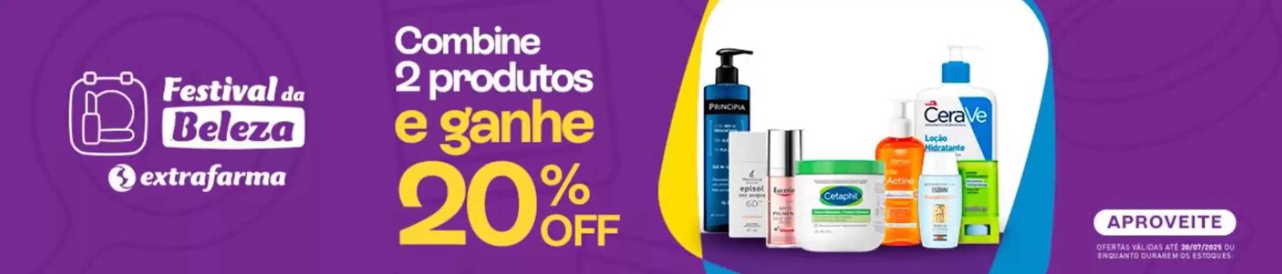 Ferias com saude Extrafarma!