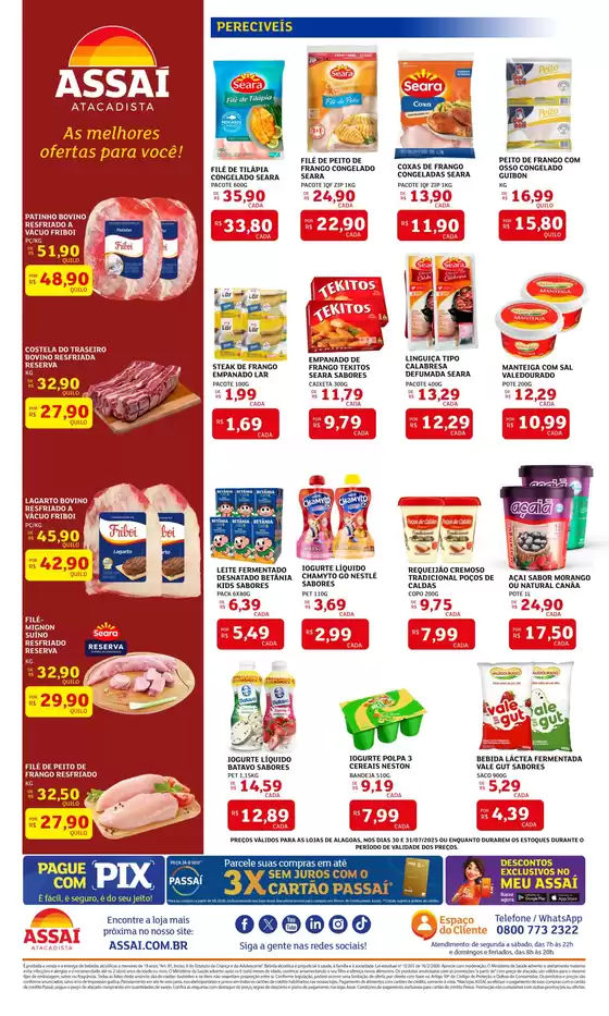 Pechinchas e ofertas atuais