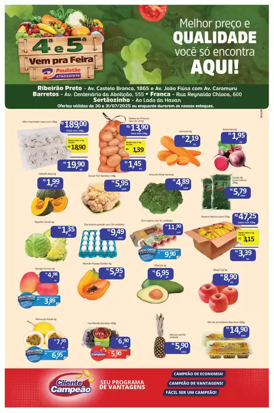 Ofertas especiais para você