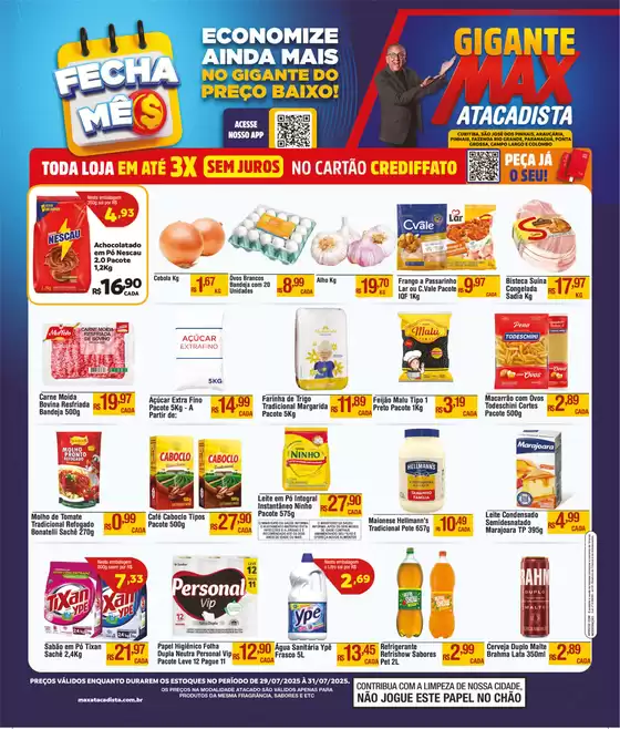 Catálogo Max Atacadista em Marília | Nossas melhores ofertas para você | 2025-07-29T00:00:00.000Z - 2025-07-31T00:00:00.000Z