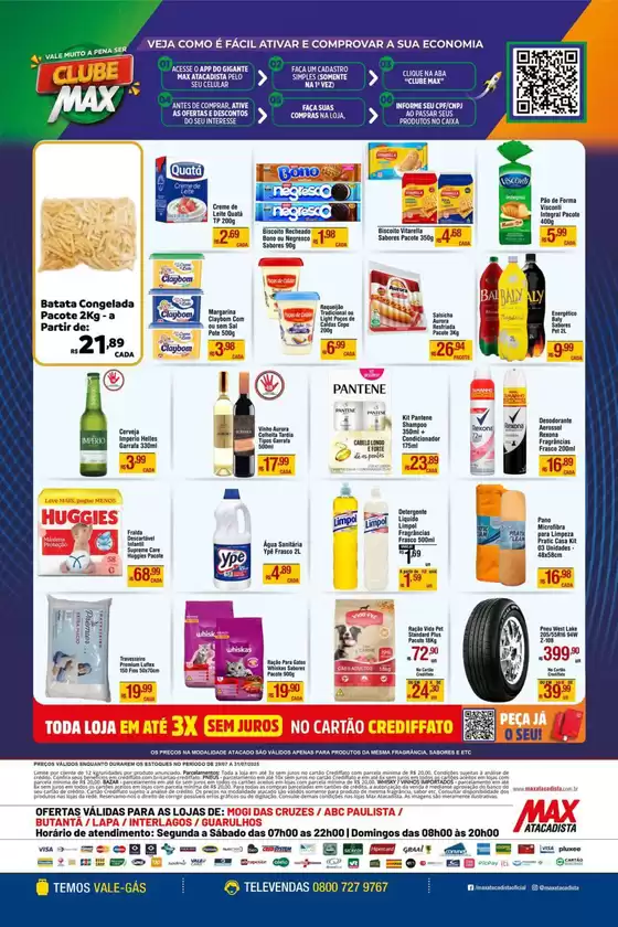 Ofertas exclusivas para nossos clientes