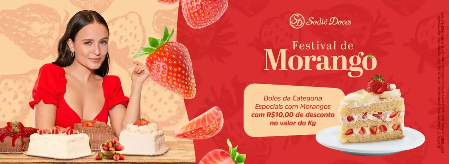 Catálogo Sodiê Doces em Jaboatão dos Guararapes | Festival De Morango | 2025-07-31T00:00:00.000Z - 2025-08-14T00:00:00.000Z