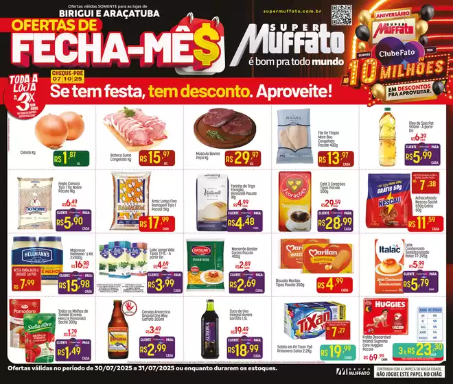 Catálogo Super Muffato em Manaus | Ampla seleção de ofertas | 2025-07-30T00:00:00.000Z - 2025-07-31T00:00:00.000Z