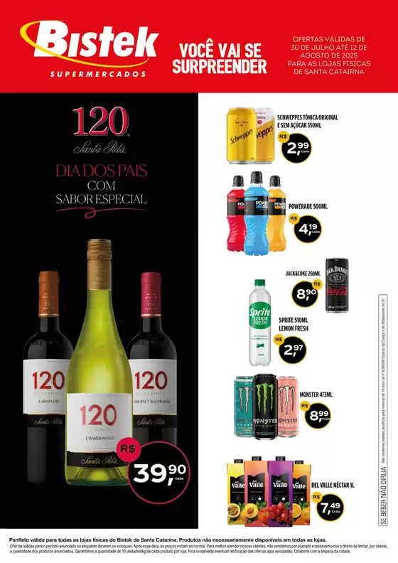 Catálogo Bistek Supermercados em Manaus | Ofertas exclusivas | 2025-07-31T00:00:00.000Z - 2025-08-12T00:00:00.000Z