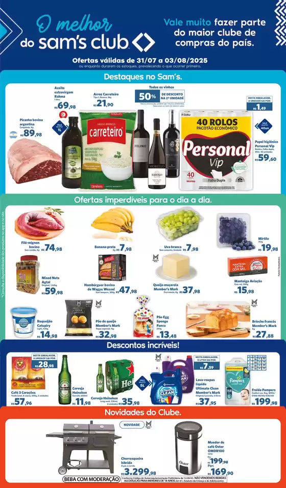 Catálogo Sam's Club em Presidente Prudente | Promoções especiais em andamento | 2025-07-31T00:00:00.000Z - 2025-08-03T00:00:00.000Z