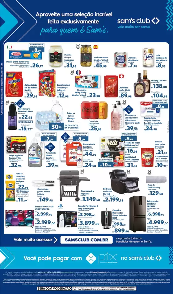 Promoções especiais em andamento