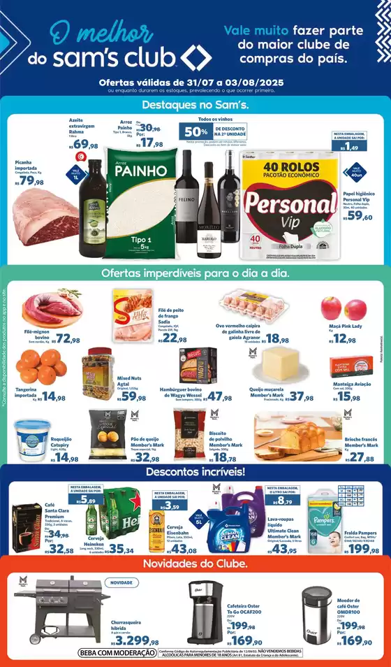 Catálogo Sam's Club em Presidente Prudente | Descubra ofertas atraentes | 2025-07-31T00:00:00.000Z - 2025-08-03T00:00:00.000Z