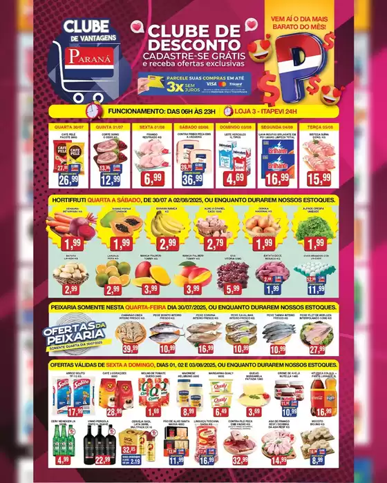 Descontos e promoções