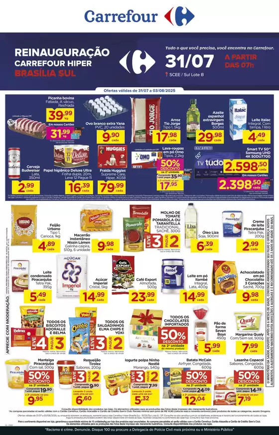 Catálogo Carrefour em Presidente Prudente | Descubra ofertas atraentes | 2025-07-31T00:00:00.000Z - 2025-08-03T00:00:00.000Z