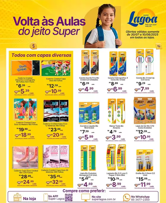 Ofertas exclusivas para nossos clientes