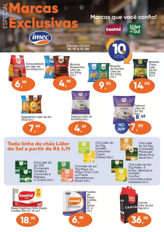 Catálogo Imec Supermercados em Farroupilha | Marcas Exclusivas | 2025-07-30T00:00:00.000Z - 2025-08-12T00:00:00.000Z