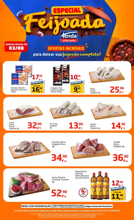 Catálogo Tenda Atacado em Botucatu | ESPECIAL FEIJOADA | 2025-07-31T00:00:00.000Z - 2025-08-03T00:00:00.000Z