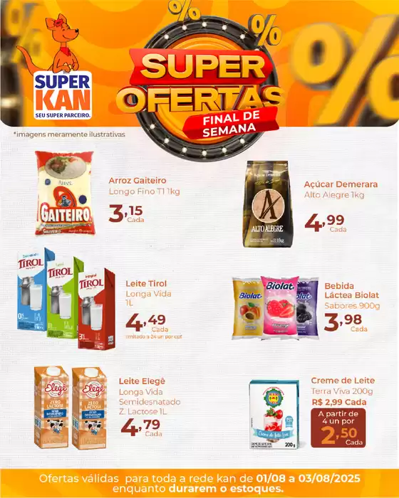 Catálogo Super Kan em Senhor do Bonfim | Super Ofertas Final De Semana | 2025-08-01T00:00:00.000Z - 2025-08-03T00:00:00.000Z