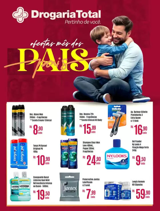 Catálogo Drogaria Total em Londrina | Ofertas mes dos Pais ! | 2025-08-01T00:00:00.000Z - 2025-08-31T00:00:00.000Z