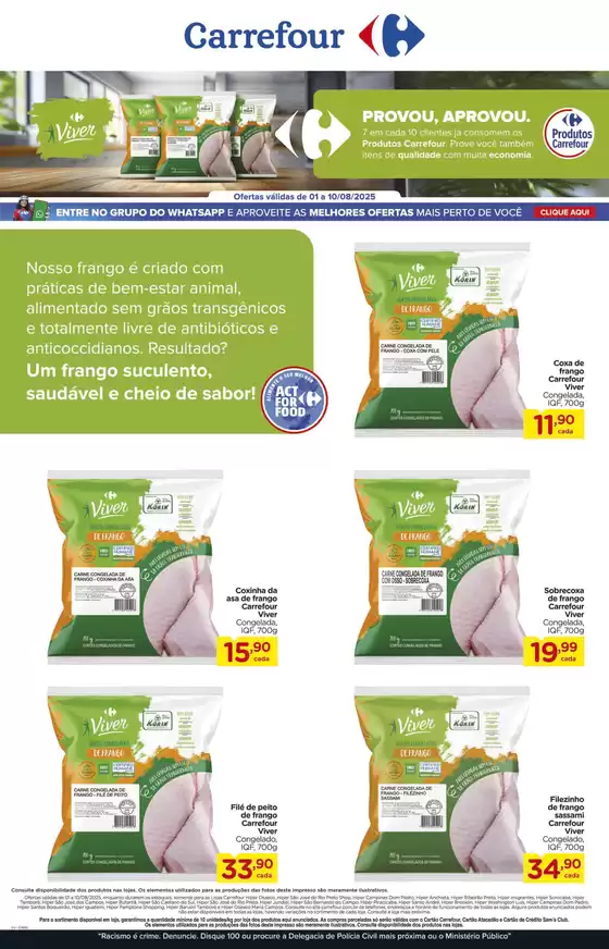 Catálogo Carrefour em Jequié | Economize agora com nossas ofertas | 2025-08-01T00:00:00.000Z - 2025-08-10T00:00:00.000Z