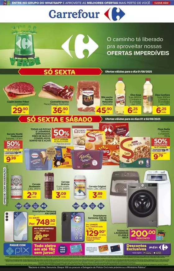 Catálogo Carrefour em Jequié | Ofertas especiais atraentes para todos | 2025-08-01T00:00:00.000Z - 2025-08-07T00:00:00.000Z