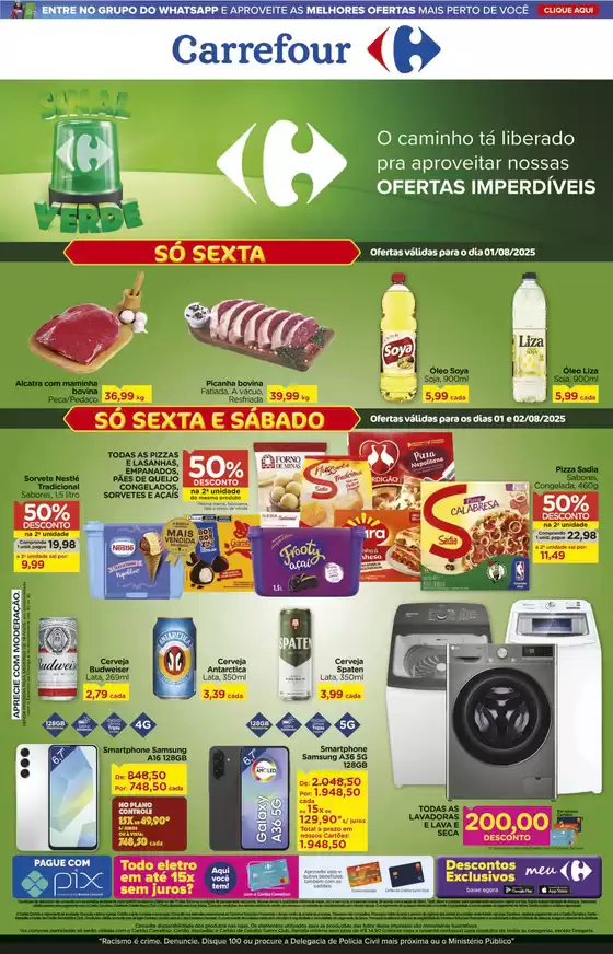 Grandes descontos em produtos selecionados