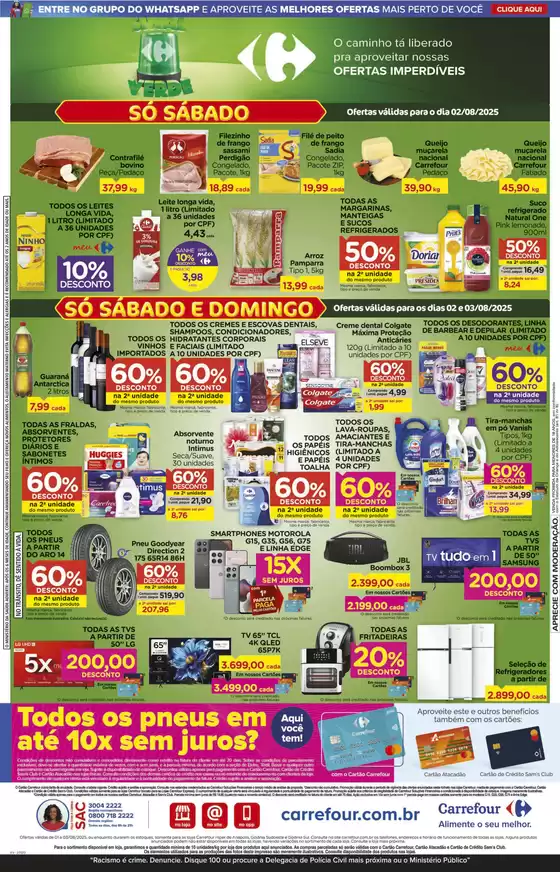 Grandes descontos em produtos selecionados