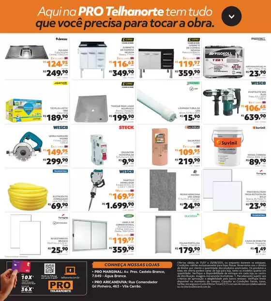 Descontos e promoções