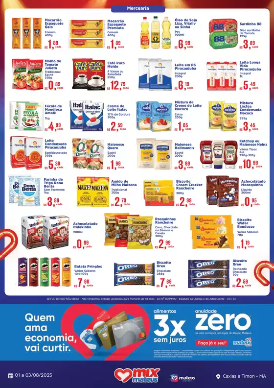 Ofertas e promoções atuais
