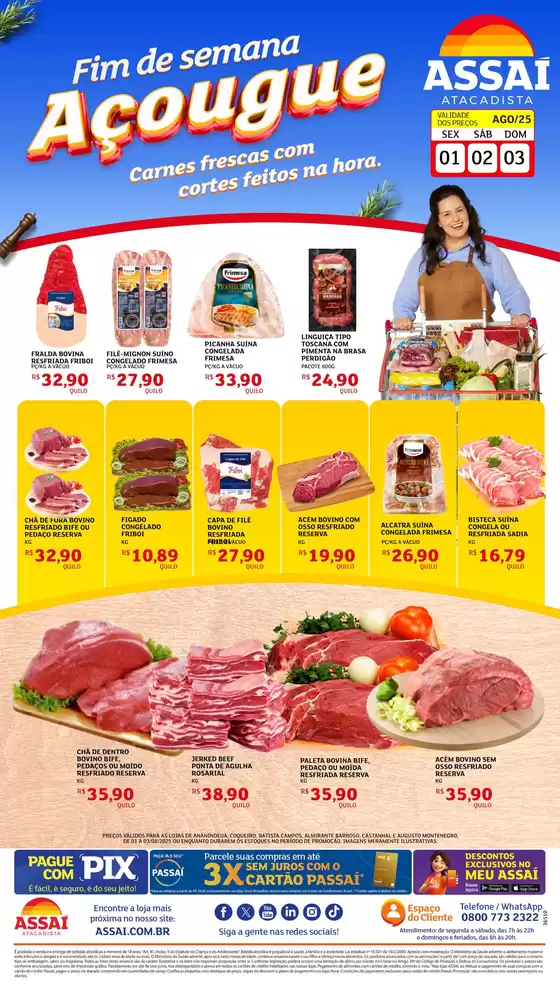 Catálogo Assaí Atacadista em Ananindeua | Nossas melhores ofertas para você | 2025-08-01T00:00:00.000Z - 2025-08-03T00:00:00.000Z