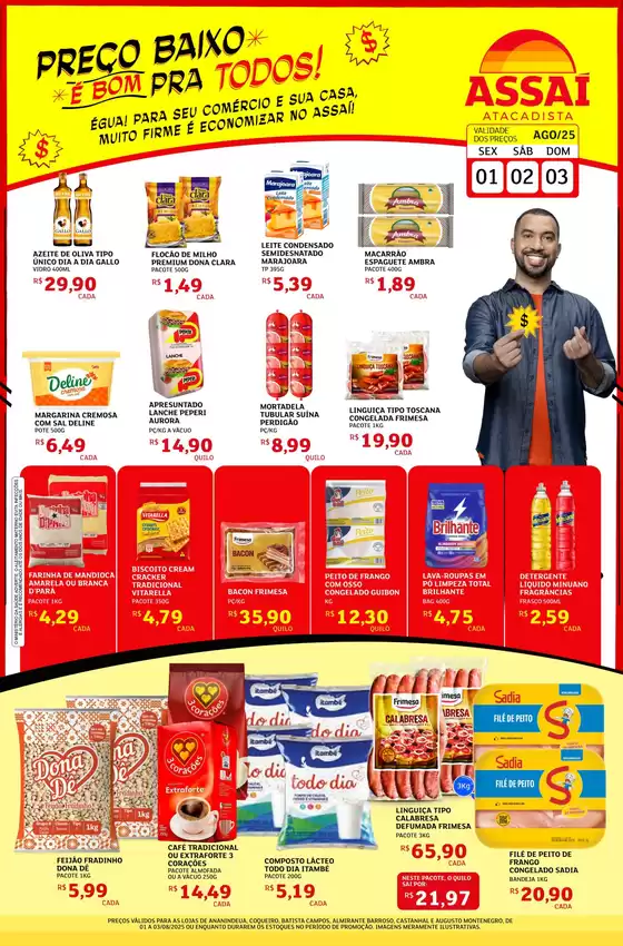 Catálogo Assaí Atacadista em Ananindeua | Ótima oferta para todos os clientes | 2025-08-01T00:00:00.000Z - 2025-08-03T00:00:00.000Z