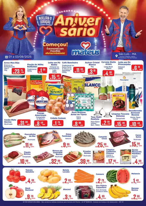 Ofertas e promoções atuais
