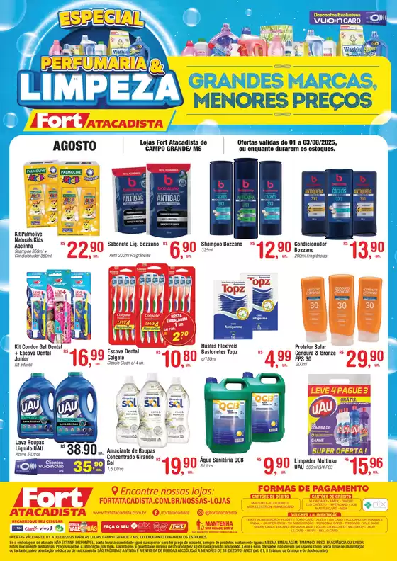 Catálogo Fort Atacadista em Gravataí | MS Fort Perfumaria e Limpeza 01 a 03 AGO 25 | 2025-08-01T00:00:00.000Z - 2025-08-03T00:00:00.000Z