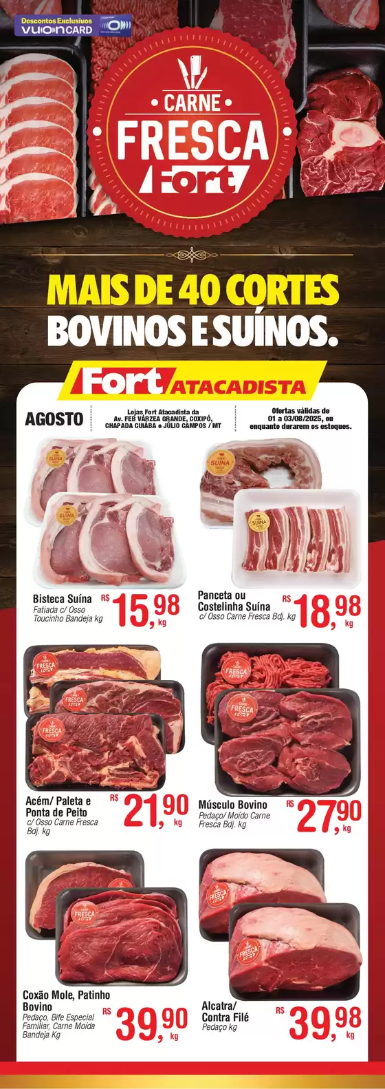 Catálogo Fort Atacadista em Gravataí | MT Fort Carne Fresca 01 a 03 AGOS 25 | 2025-08-01T00:00:00.000Z - 2025-08-03T00:00:00.000Z
